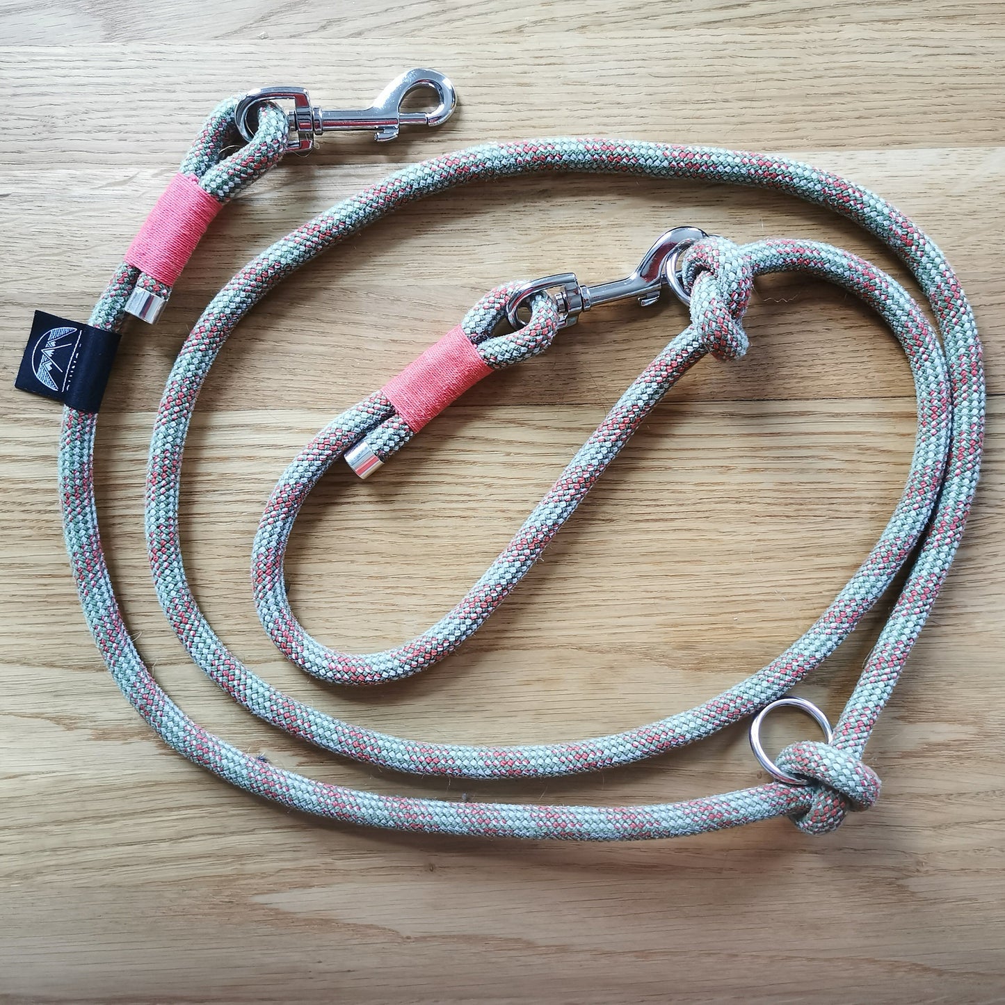 Klassische Hundeleine – Einfarbiges Geflecht