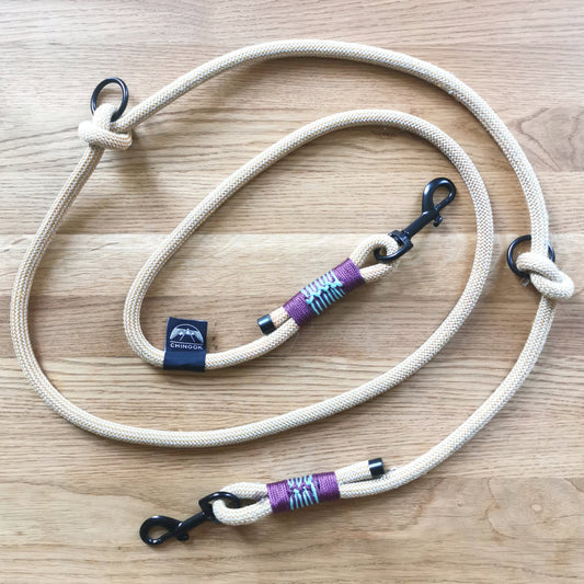 Klassische Hundeleine – Mehrfarbiges Geflecht