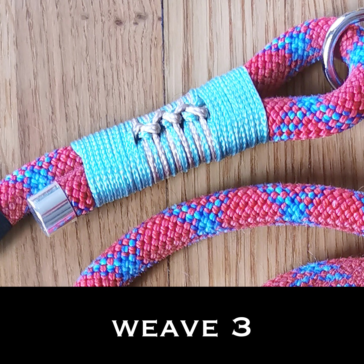 Classic Versatile Dog Leash - Multicolored Weave