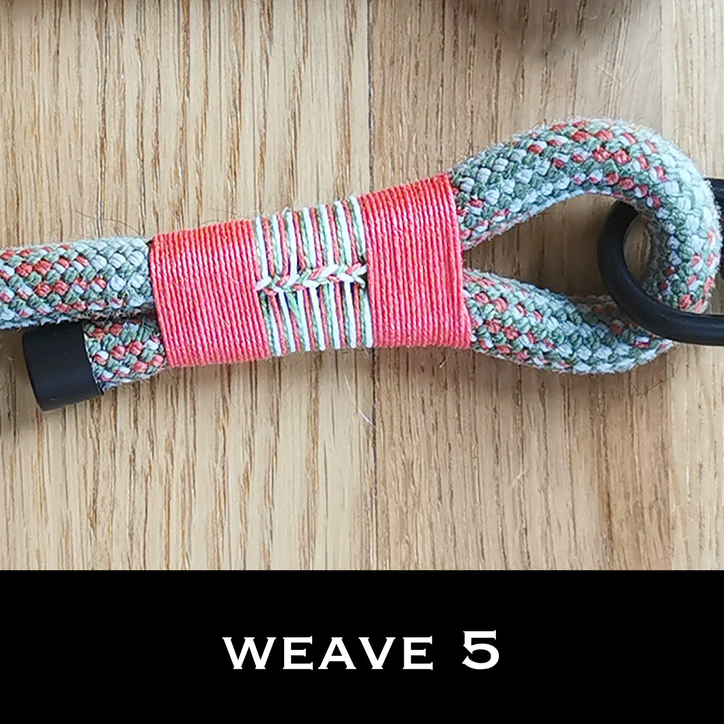 Classic Versatile Dog Leash - Multicolored Weave