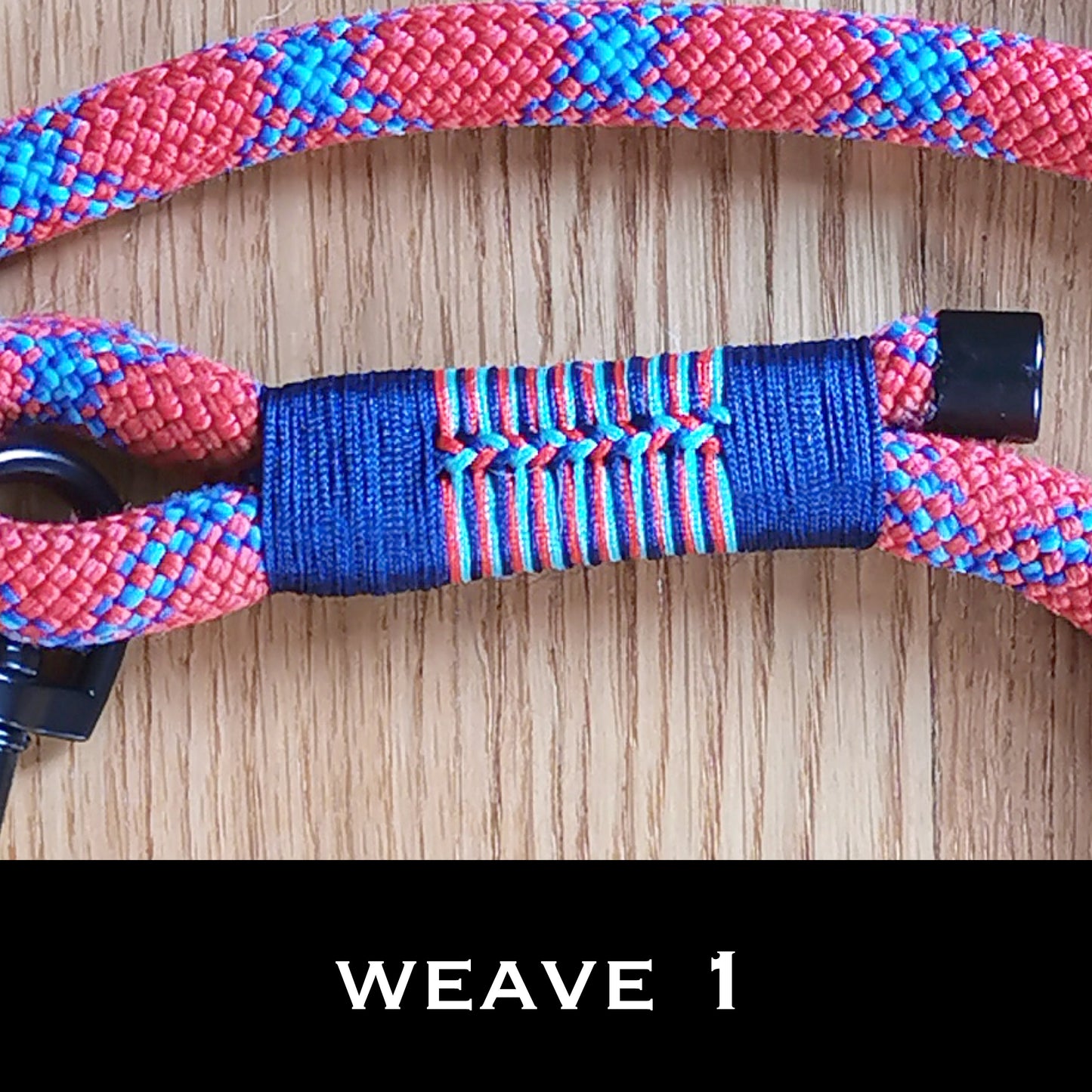 Classic Versatile Dog Leash - Multicolored Weave