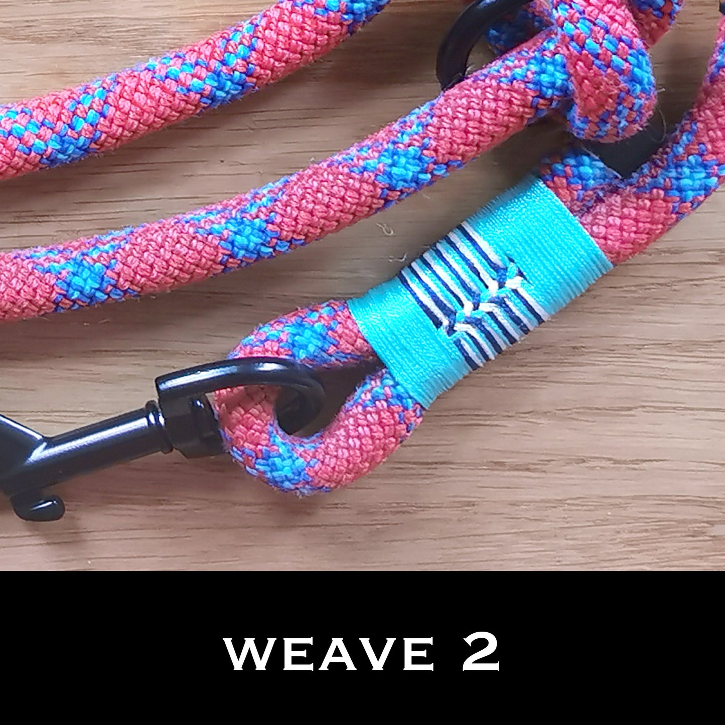 Classic Versatile Dog Leash - Multicolored Weave