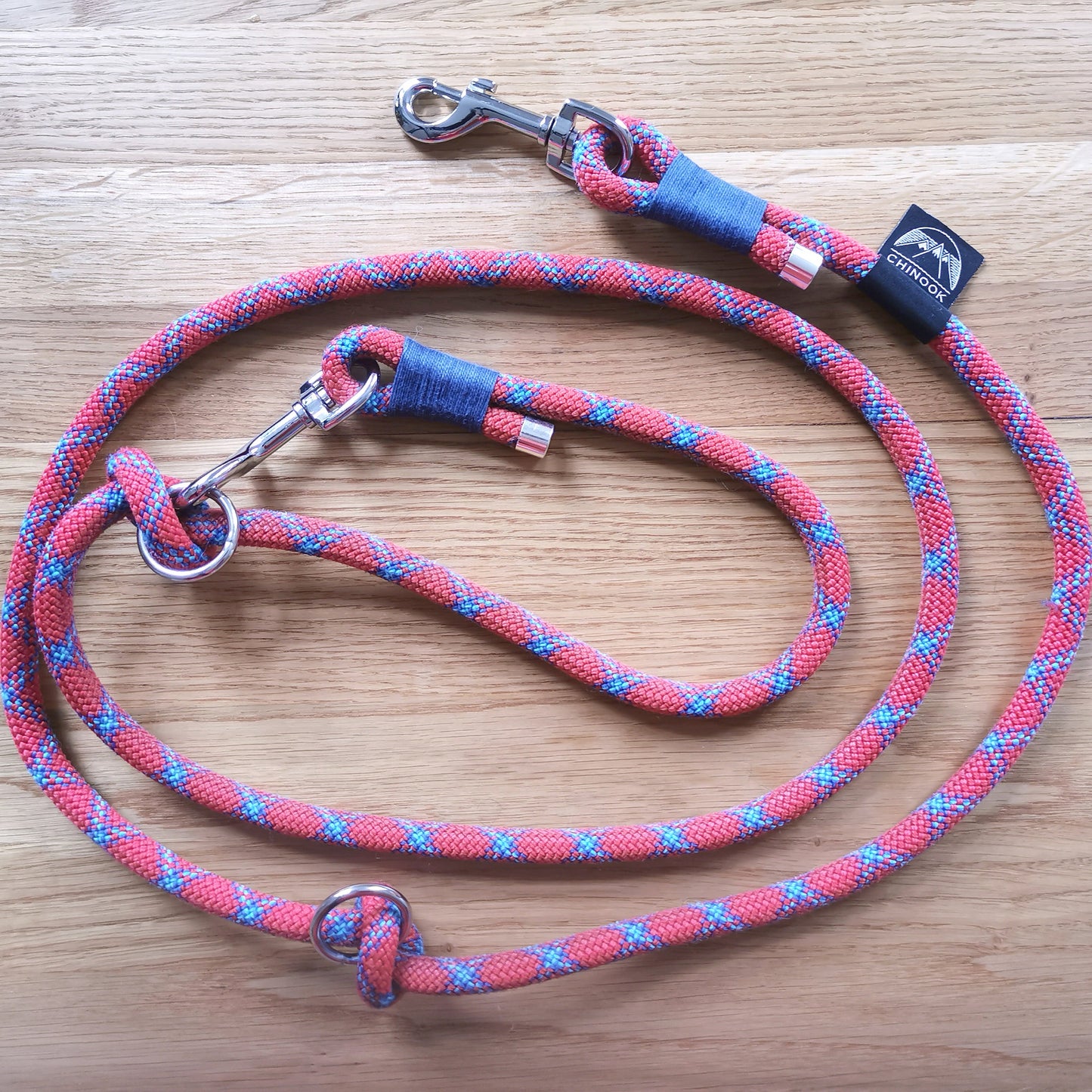 Classic Versatile Dog Leash - Solid Colored Weave